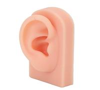 Yinhing Silicone Ear Model Soft Flexible Right Ear Reusable Human Model for Piercing Training And Earrings Display Premium Quality Lifelike Practice Tool for Beginners And (Light Skin)