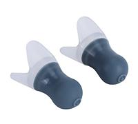 Yinhing Silicone Earplugs for Swimming and Flying, Noise Reduction Protective Plugs, Soft and Comfortable for Long-Term Wear, Reusable with Sturdy Material, Ear Care (Gray Large Size + pp Box)