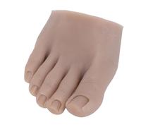 Yinhing Silicone Nail Art Training Foot, Reusable Practice Model for Manicure Pedicure Training, with Soft Skin Texture for Stable Nail Art Practice (Right)