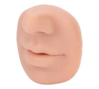 Yinhing Silicone Nose Mouth Model,Reusable Soft Silicone Model for Nose Ring Nose Stud Lip Stud Display,Piercing Practice Teaching Tool(#2) fake nose, piercing practice, piercing