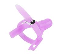 Yinhing Silicone Thumb Sucking Finger Protector Teether for Babies Safe Biting Relief for Infants Over 12 Months Bright Yellow (Purple)