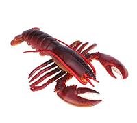 Yinhing Simulation Soft Plastic Lobster Seafood Restaurant Prop Decoration for Themed Parties Toys for Kids for Educational Play Home and Restaurant Decor Dark Color # (23cm)