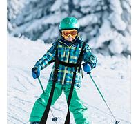 Yinhing Ski Harness for Kids, Ski Harness Trainer Backpack for Teaching Kids Skiing Safely, Training Leash Equipment Prepares Them to Handle The Slopes (Black)