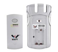 Yinhing Smart Lock Remote Control Lock, Touch and Mobile Phone Unlock, Tiger Lock Method, Made of Zinc Alloy, Durable. Easy to Install, for Home Security (Silver + USB Adapter)