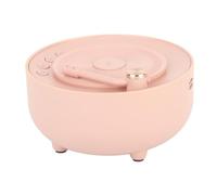 Yinhing Speaker With Excellent Stereo Sound Quality Portable Retro Design Colorful LED Light for Home Party Outdoor Activities and Music Lovers (Pink)