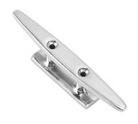 Yinhing Stainless Steel Low Flat Top Boat Dock Cleat Marine Grade Rope Tie Replacement Parts 125mm / 5 Inch for Enhanced Durability And Secure Fastening On Boats And Docks (125mm / 5inch)