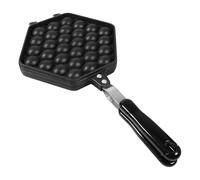 Yinhing Stuffed Waffle Maker, Egg Waffle Maker with a Fixed Bracket Aluminum Alloy Egg Bubble Cake Pan Iron for Home, Party, Cafe, Tea Shop Using