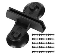 Yinhing Suction Cup Clamp/Holder, Aquarium Divider with Rubber Material 50Pcs Aquarium Divider Holders, Fish Tank Suction Cup Clamp/Holder, Isolation Holders Bracket Plant (Black)