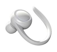 Yinhing T10 Business Headset With Design Single Earhook Comfort Fit BT5.2 Technology Active Noise Cancelling Sports Stereo Music Earbuds 50mAh Lasting Battery Life (White)