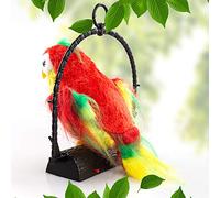 Yinhing Talking Plush Toy Interactive Electronic That Repeats What You Say Birthday Kids Soft Plush Material (Red)