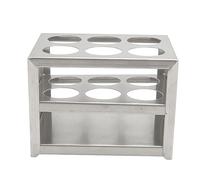 Yinhing Test Tube Rack, Storage Tube With a Practical 3 Tiers Design 304 Stainless Steel Test Stand for 30mm, Scientific Experiments, Plant Propagation, and Cooking