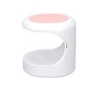 Yinhing The 16W Mini LED Nail Lamp is a Portable and Fast Drying Gel Nail Dryer, Featuring a Pink Design Ideal for Single Fingernail Curing At Home or on The Go.Nail Light