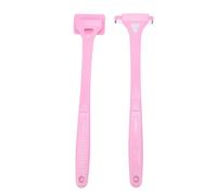 Yinhing The Foldable Long Handle Back Lotion Applicator is a Portable Pink Roller Designed for Easy Sunscreen Application, While Also Serving As a Convenient Back Scratcher.