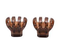 Yinhing The Magnetic Claw Hair Clip Is a No-Slip Accessory With a Secure Magnetic Closure and Fashionable Brown Leopard Print, Offering Reliable Hold and Trendy Styling.