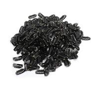 Yinhing This Bulk Bag of 1000 Black 2.8u Iron Snap Clips Provides a Strong, Secure Hold for Hair Extensions, Wigs, and Various Needs, Ideal for Salon and Everyday Use.