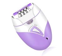 Yinhing This Rechargeable Electric Epilator Features a Versatile Detachable Head, Making It Perfect to Achieve Smooth, Precise Hair Removal At Home or While Traveling. (Purple)