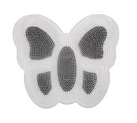 Yinhing This Wall Mounted Foot Scrubber Mat Doubles As a Back Washer, Featuring Strong Suction Cups for Slip Free Exfoliation and Thorough Cleaning of Feet.