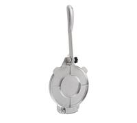 Yinhing Tortilla Press Aluminum Alloy Manual Tortilla Maker Pressing Tool 16Cm Silver for Pizza Pie And Patty Creation Ideal Kitchen Gadget for Taco And Flatbread Lovers (16cm Silver)