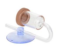 Yinhing Transparent CO2 Diffuser for Fish Tanks By [Brand Name] High Dissolution Aquarium CO2 Regulator with Built in Bubble Counter Easy Installation with Suction Cup (L)