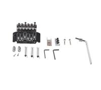 Yinhing Tremolo Bridge System Double Rocking Spring Stabilizer Device for Electric Guitar Enhanced Performance Tuning Brass Construction for Musicians And Guitar Enthusiasts (Silve