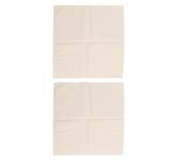 Yinhing Tufting Cloth, Monks Cloth for Punch Needle Primary Monks 2 Pcs Large Overlocking Tufting Punch Needle Fabric for Rug Gun 36x34.7cm