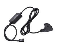 Yinhing Type C Input to D Tap Output Charging Cable for V Mount Battery Professional Camera Battery Power Connection Cable High Speed Data Transfer And Flexible Design Ideal for Filmmakers