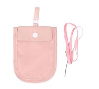 Yinhing Undercover Bra Wallet, Watertihgt Hidden Travel Pouch with Lanyard, Secret Stash Pocket for Credit Cards Money Valuables Phone Passport (Pink)