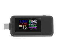 Yinhing USB C Power Meter Testers, 2 in 1 Voltage Current Meter, USB C Tester Color Screen, USB Power Tester DC4-30V