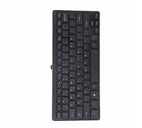 Yinhing USB Wired Keyboard K1000 Compact Multimedia Kaypad for Laptop Comfortable Design ABS Material Ideal for Home Office Use