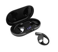 Yinhing V5.4 Earphones With Advanced Noise Cancelling Technology Lasting Battery Life Comfortable Fit 8 Hours Of Music Playback Ideal for Sports Running Driving and Business Stylish Design (Black)