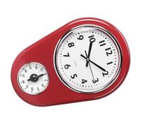 Yinhing Vintage Wall Clock Retro Kitchen Timer Large Red Hanging Clock for Home Manual Mechanical Timer for Cooking and Decor