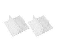 Yinhing Wall Mount Pegboard Organizer Kit Adjustable Combination Hanging Display Peg Board for Home Office Dormitory Bathroom Storage White Plastic 2pcs