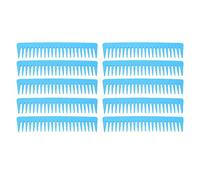 Yinhing Wide Tooth Comb Hair Detangling Comb Detangler Styling Tool with Rounded Teeth Contoured Handle for All Hair Types Travel Portable (Blue)