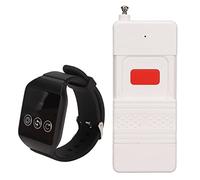 Yinhing Wireless Caregiver Pager Emergency Alert System SOS Call Button Nurse Call Button Panic Button with 1000m Range Flashing Light Vibration for Elderly Patient Disabled Home