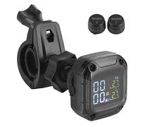 Yinhing Wireless Motorcycle TPMS Tire Pressure Monitor System Real Time Monitoring with 2 Sensors High Accuracy for Motorcycles and Bikes