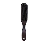 Yinhing Wooden Beard Brush Mustache Comb For Men Solid Wood Facial Hair Brush Shaving Multifunctional Grooming Tool For Barbers And Personal Care Dark Brown 8.46 Inches