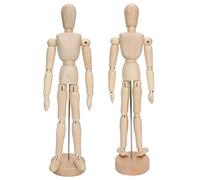 Yinhing Wooden Human Figure Model Toy With Movable Limbs Articulated Jointed Puppet for Sketching Home Decoration Design Tool for Artists And Hobbyists