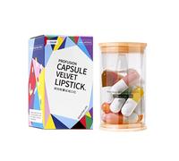 Yinhing Yinhing Mini Capsule Lipstick Set 6 Colors Matte Mousse Lipstick Long Lasting with Moisturizing Silky Feeling for Birthday Wedding (Assorted Color) (30 ml)