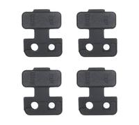 YiNiTone 4Pcs Earphone Dust Cover, Dust Rubber Black Replacement Accessory for Baofeng UV-5R UV-5RA UV-5RB UV-5RE UV-F8HP UV-5RIII Walkie Talkie DIY Repair Parts