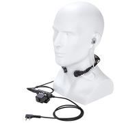 YiNiTone Throat Mic Tactical Earpiece U94 PTT 2 Pin TK Jack 7.0mm Plug Push to Talk Headset for for Kenwood TYT Baofeng UV5R BF-F8HP UV-17 BF888S Quansheng UV-K58 UV-K6 Walkie Talkie