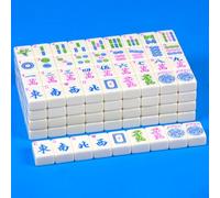 YINIUREN American Mahjong Tile Set 166-Piece Mahjong Tile Set 1.2-inch American Mahjong Set and Mahjong Cards