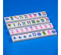 YINIUREN White American Mahjong Set 166 Mahjong Tile Set 1.2-inch American Mahjong Tile Set Made of Melamine
