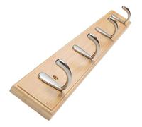 Yinj9562fg Floating Rack No Need to Drill Holes Enter The Door Hang Clothes Hooks Wall in The Fitting Room, Hats in The Entrance Hangers On The Modern(Beige,XXL)