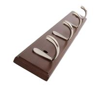 Yinj9562fg Floating Rack No Need to Drill Holes Enter The Door Hang Clothes Hooks Wall in The Fitting Room, Hats in The Entrance Hangers On The Modern(Bruin,Medium)