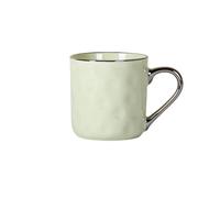 Yinj9562fg Modern Style Large-Capacity Ceramic Mug for Home Use with Appearance for Hot Chocolate(Green)