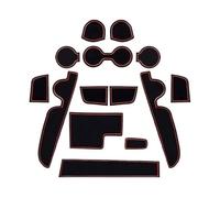 yinjianping Car Door Slot Pads for KIA NIRO 2016-2019,Rubber Mats for Centre Console Auto Door Groove Pad,Non-Slip Mats Centre Console Anti-Slip Cup Car Door Groove Pad