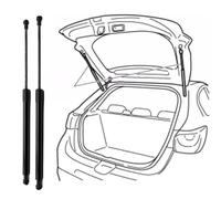 yinjieEUR 2Pcs Rear Tailgate Boot Gas Struts for Citroen C3 Picasso (SH) 2009-2021(OEM:9681486580)-54.9cm,Lift Support System Car Shock Absorber Replacement