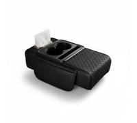yinjieEUR Car Armrest Cushion for Dacia Duster (HS HM P1310 2010-2025 2026) Center Console Pad with Cup Holder and Tissue Box Armrest Cover with Side Pocket