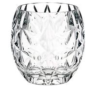 YINJOYI Whiskey Glasses Plastic Tumblers Crystal Drinking Cups Reusable Cocktail Glassware Wedding Gifts for Women Men 2 Sets Mothers Day Gifts