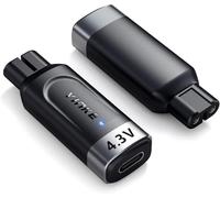 Yinke 4.3V Type-C Charger for OneBlade QP2520/QP2515/QP2620 with Charging Indicator, A00390 USB-C Electric Shaver Adapter Without Charger Cord(1 PC)